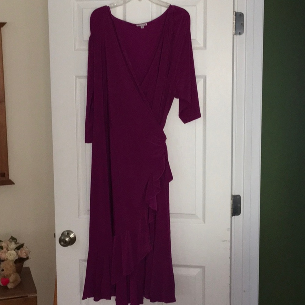 Kiyonna Plus Size Whimsy Wrap Dress
